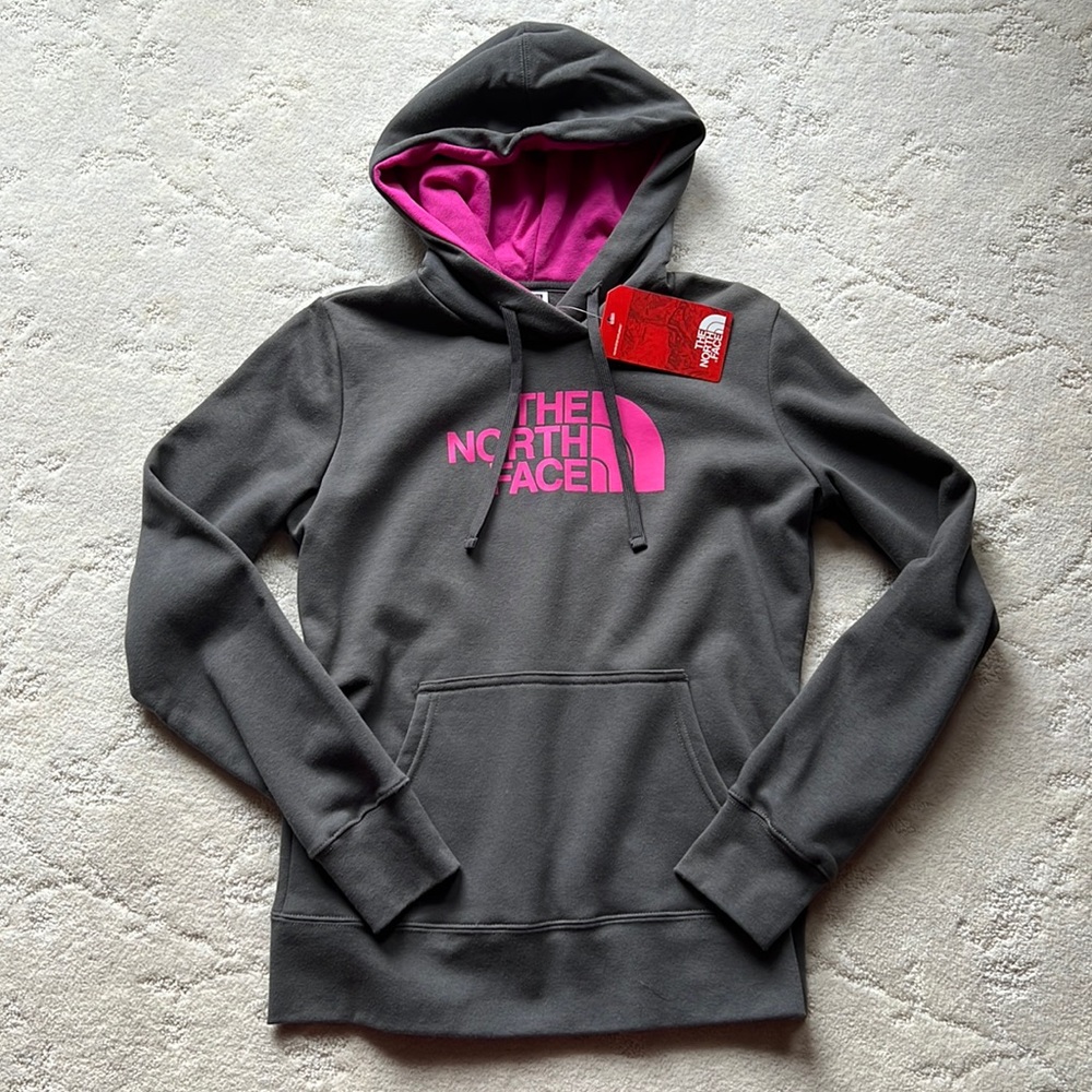 NWT Gray & Pink The North Face Hoodie w/Pink lining in Hoodie